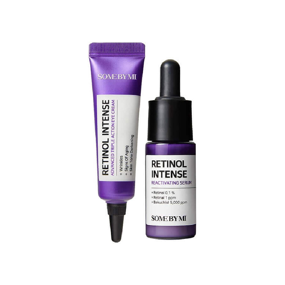 پک سرم و کرم دور چشم سام بای می مدل Retinol Intense Trial Kit حجم 10 میلی لیتر