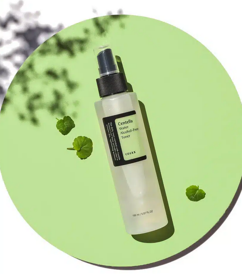 تونر آبرسان و تسکین دهنده پوست سنتلا واتر فاقد الکل کوزارکس COSRX Centella Water Alcohol-Free Tone